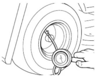 Honda HF2317HME - Pression des pneus - 1