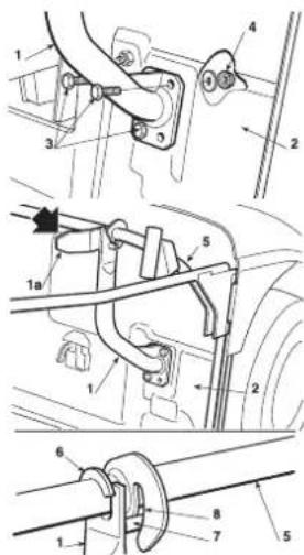 Honda HF2317HME - ASSEMBLING THE GRASS CATCHER BRACKETS - 2