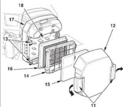 Honda HF2317HME - Kundendienst für den Ölfilter - 3
