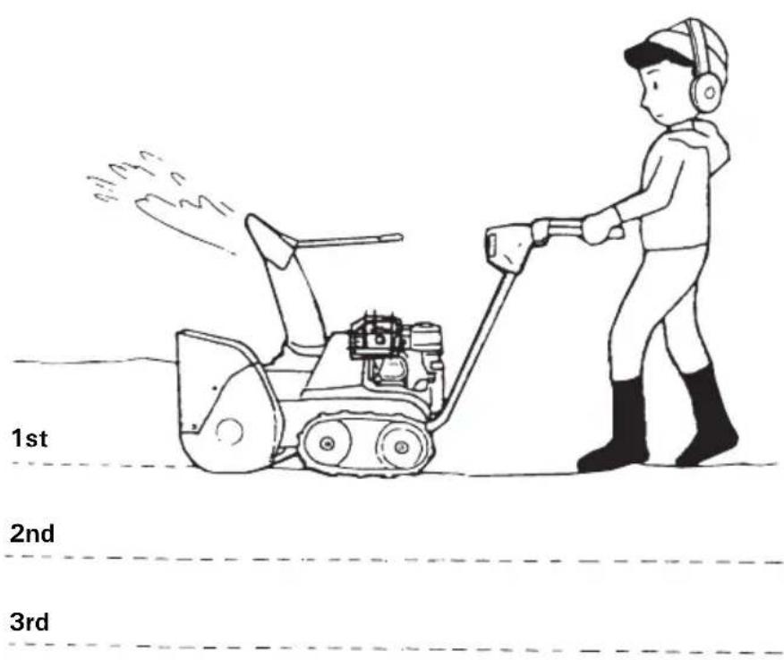 Honda HSS 655 W - Clearing snow - 4