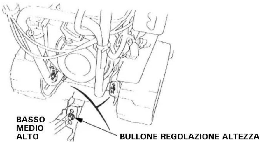 Honda HSS 655 W - Bullone di regolazione dell'altezza (solo tipo cingolato) - 1
