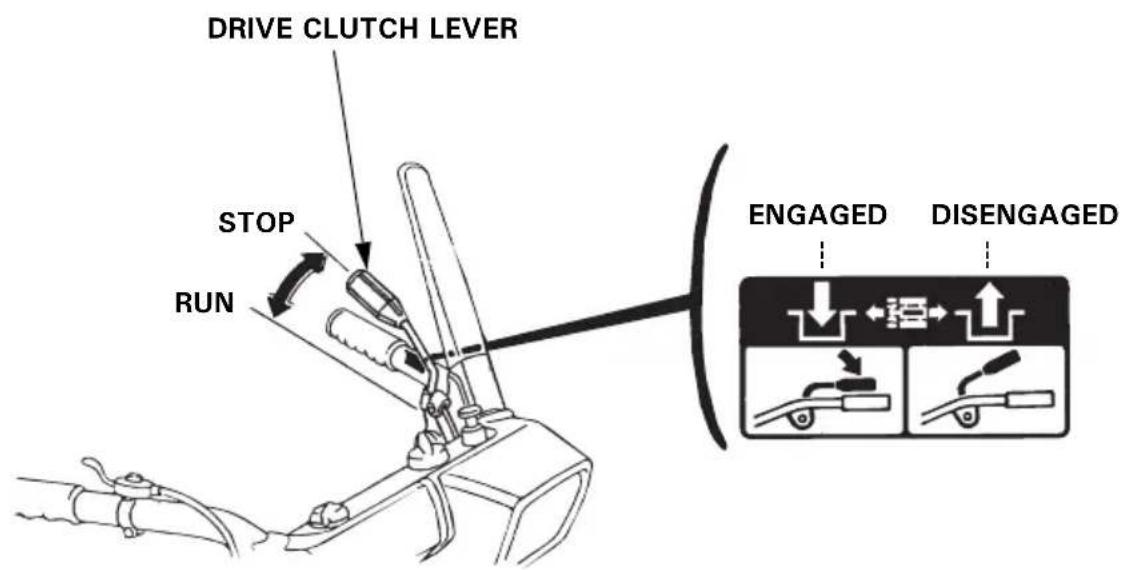 Honda HSS 655 W - Drive clutch lever - 1