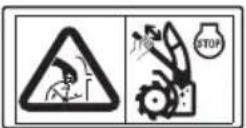 Honda HSS 655 W - WARNING - 3