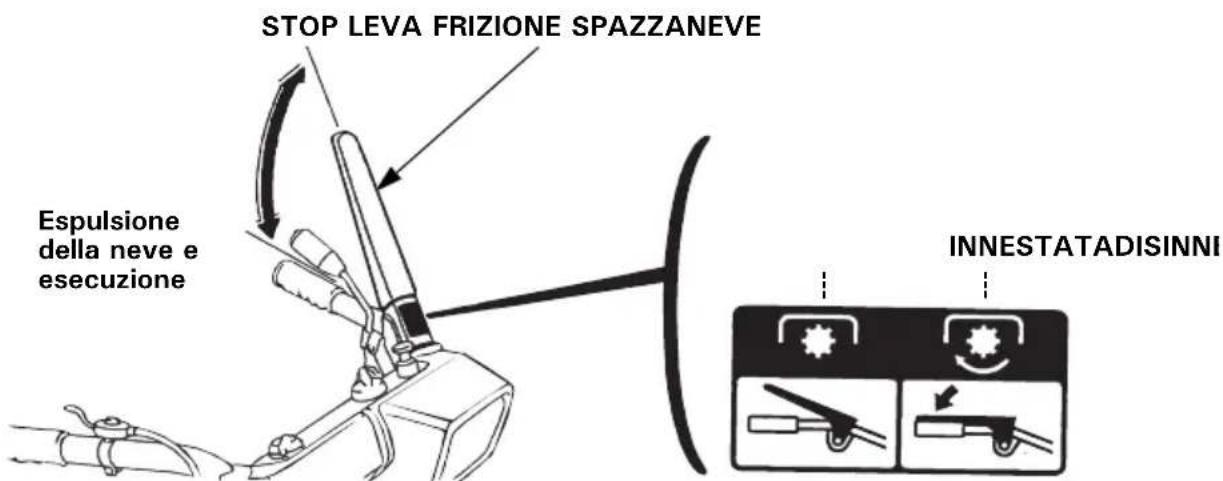 Honda HSS 655 W - Leva frizione spazzaneve - 1