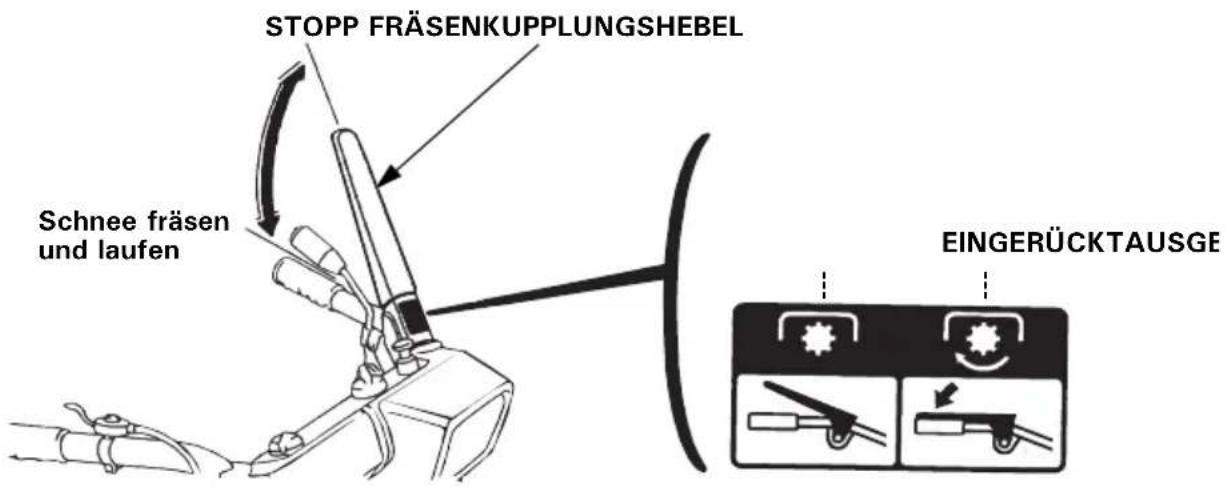 Honda HSS 655 W - Fräsenkupplungshebel - 1