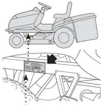 Honda HF2625HME - IDENTIFICATIE VAN DE MACHINE - 1