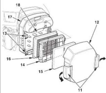 Honda HF2625HME - Asistencia del filtro del aire - 2