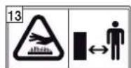 Honda HF2625HME - VEILIGHEIDSSTICKERS - 6