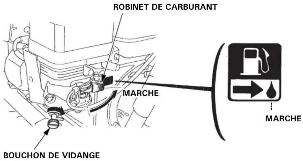 ROBINET DE CARBURANT MARCHE BOUCHON DE VIDANGE MARCHE