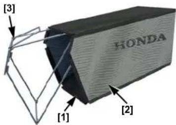 Honda HRX 537C5 VK - Desmontaje del saco - 1