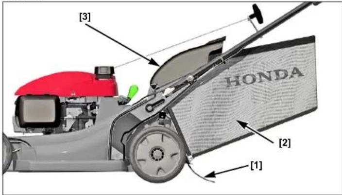 Honda HRX 537C5 VK - Cubierta posterior - 1