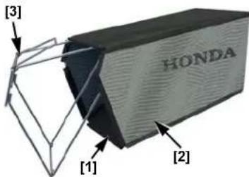 Honda HRX 537C5 VK - Rimozione del sacco - 1