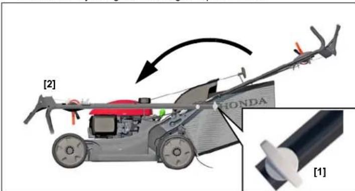 Honda HRX 537C5 VK - Stuurboom neerklappen - 1
