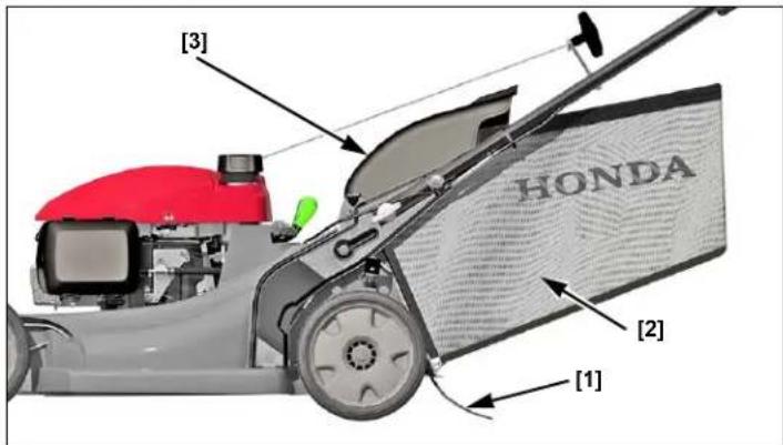 Honda HRX 537C5 VK - HINTERES LEITBLECH - 1