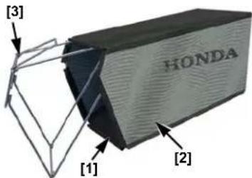 Honda HRX 537C5 VK - Retrait du sac - 1
