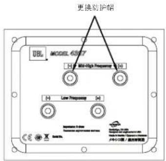 JBL 4367 - 使用香蕉式插头： - 5