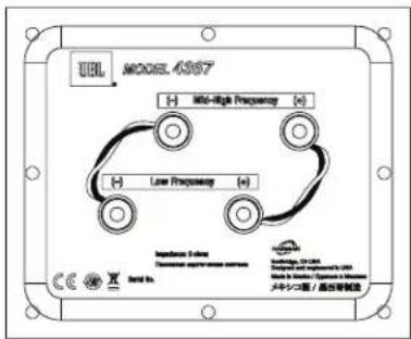 JBL 4367 - CONEXIONES - 1