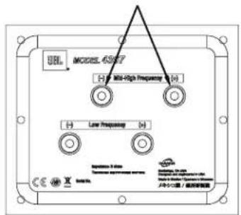 JBL 4367 - BI-WIRE-TILKOBLING: - 1