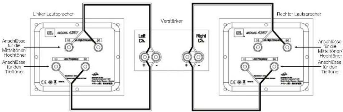 JBL 4367 - ZWEIFACHER ANSCHLUSS: - 4