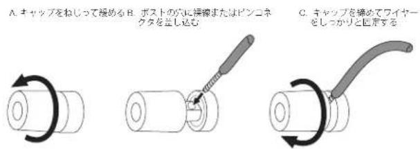 JBL 4367 - 裸線またはピンコネクタの使用: - 1