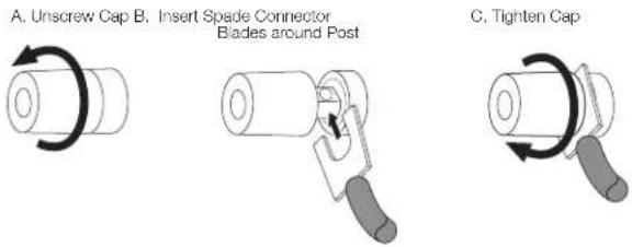 JBL 4367 - Using Bare Wire or Pin Connectors: - 2