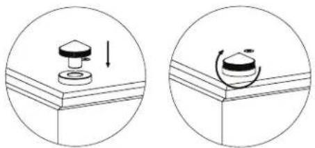 JBL 4367 - INSTALLATION DES STANDFUSSES - 1