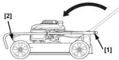 Honda HRS 536 C5 VK - STUURBOOM NEERKLAPPEN - 1