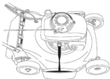 Honda HRS 536 C5 VK - Changement de l'huile moteur - 1