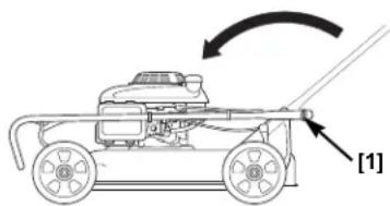 Honda HRS 536 C5 VK - ZUSAMMENLEGEN DES LENKGESTÄNGES - 1