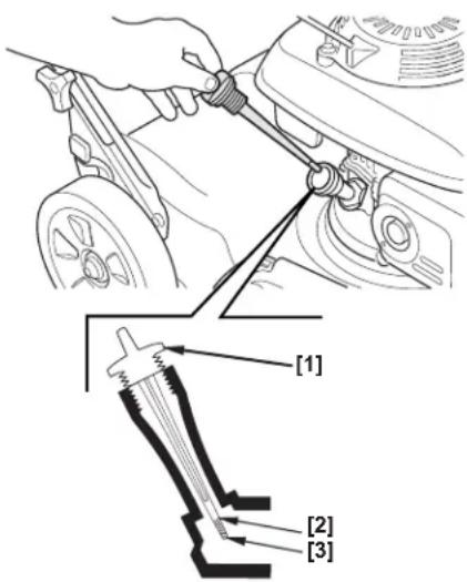Honda HRS 536 C5 VK - Changement de l'huile moteur - 3