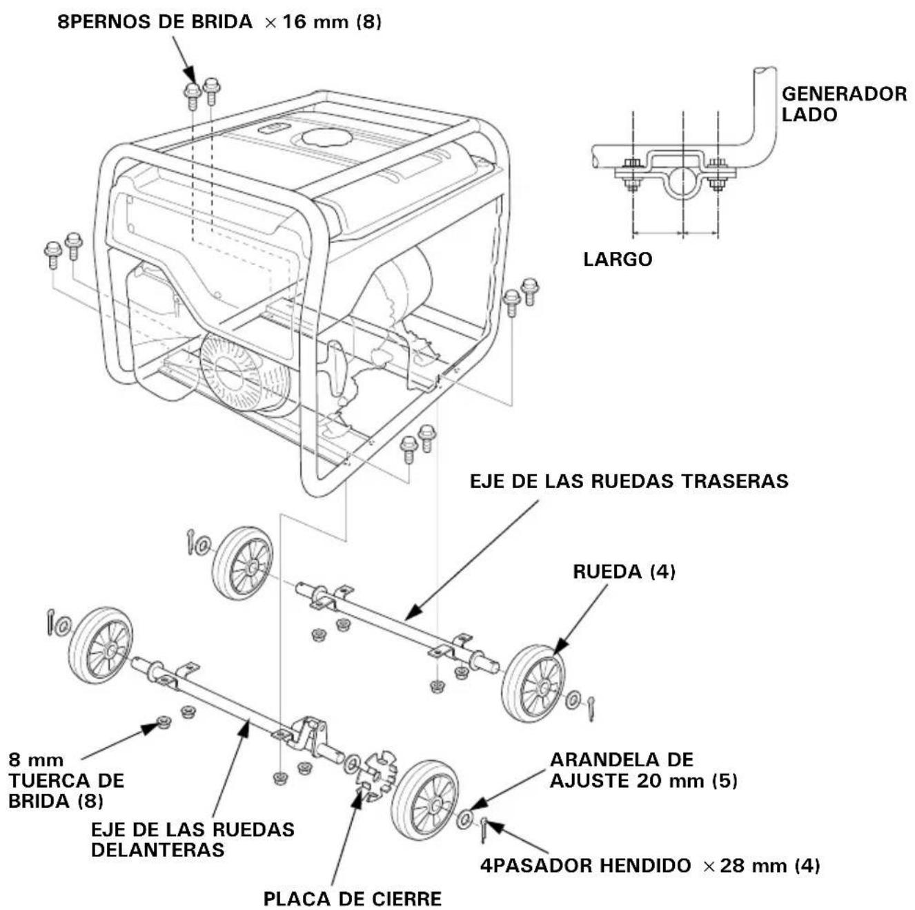 Honda EG4500CL - Almacenaje - 3