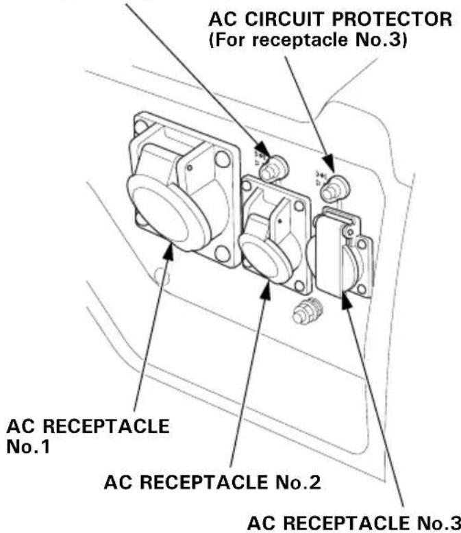 Honda EG4500CL - AC Circuit Protectors - 5
