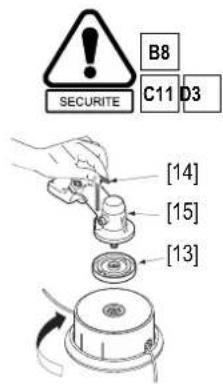 SECURITE B8 C11 D3 [14] [15] [13]