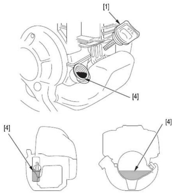 Honda UMK 435 UE - ENGINE OIL CHANGE - 4