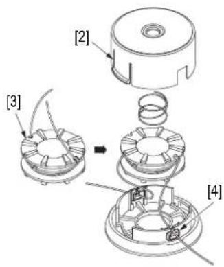 Honda UMK 435 UE - REPLACING THE LINE - 2