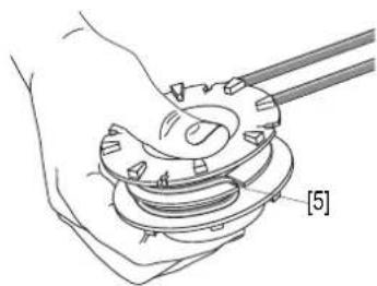 Honda UMK 435 UE - REPLACING THE LINE - 3