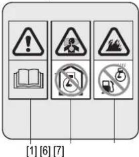 Honda UMK 435 UE - ETIQUETAS DE SEGURIDAD - 4
