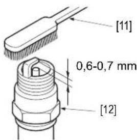 Honda UMK 435 UE - VERIFICA DELLA CANDELA DI ACCENSIONE - 3