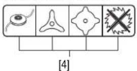 Honda UMK 435 UE - SAFETY STICKERS - 3