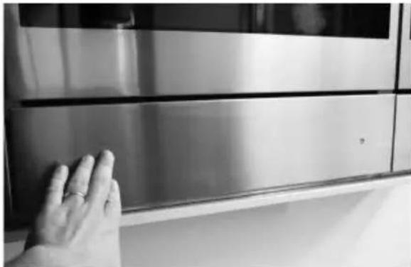 HAIER HWO15NWD6XB1 - ABERTURA DA GAVETA - 1