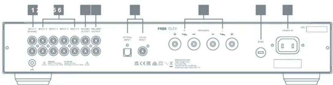 REGA Elex MK4 - CONNECTIVITÉ SUR LE PANNEAU ARRIÈRE - 1
