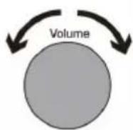 Auna Harvard IR - Réglage du volume et fonction met - 1