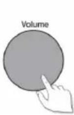 Auna Harvard IR - Réglage du volume et fonction met - 3