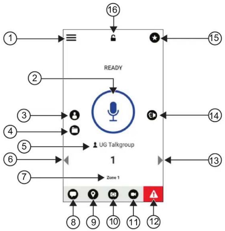 MOTOROLA MOTOTRBO Ion - Aperçu de l'application PTT large bande - 1