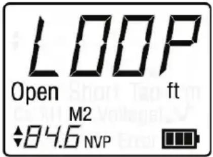 Klein Tools Ranger TDR VDV501-090 - - Uso do modo de teste em loop: - 1