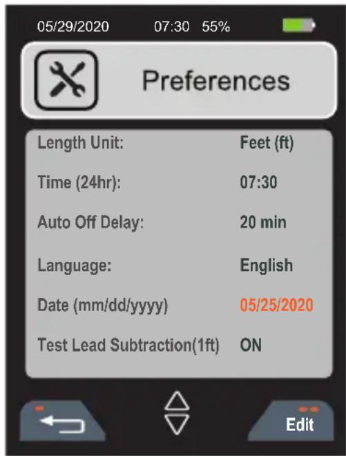 Klein Tools 501-915 - SETTING PREFERENCES - 1