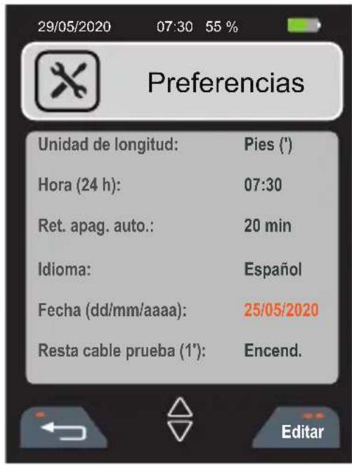 Klein Tools 501-915 - CONFIGURACIÓN DE LAS PREFERENCIAS - 1