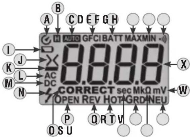 Klein Tools ET270 - SYMBOLS ON TESTER - 12