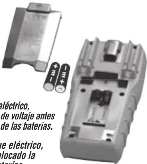 Klein Tools ET270 - REEMPLAZO DE LAS BATERÍAS - 1