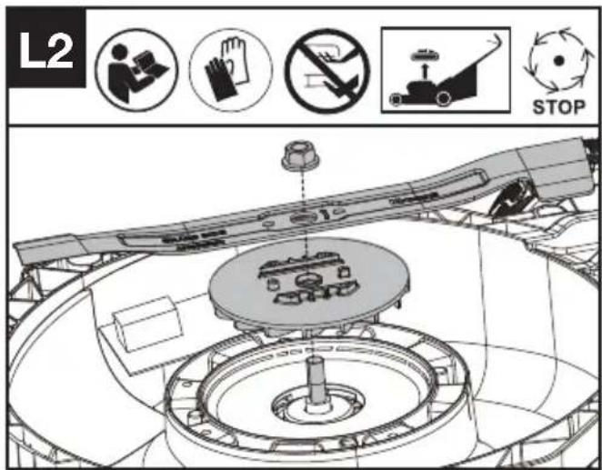 KRESS KG748.9 - BLADE MAINTENANCE (See Fig. L1, L2) - 2